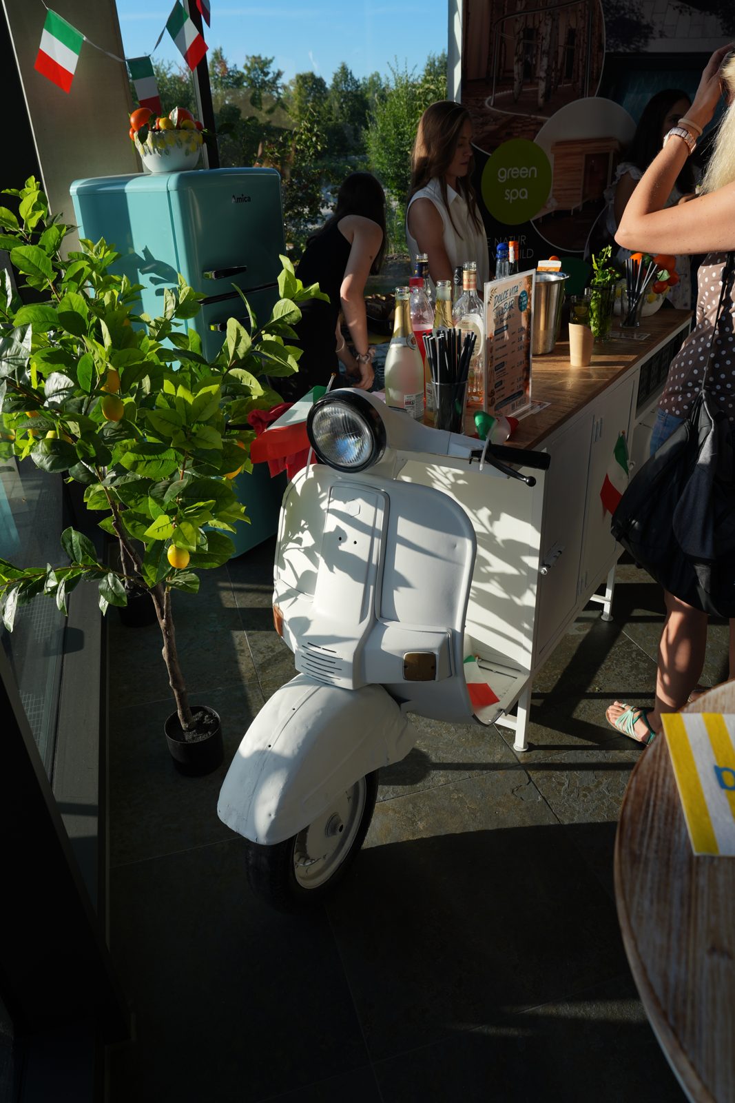 anima, Vespa-Bar beim Event