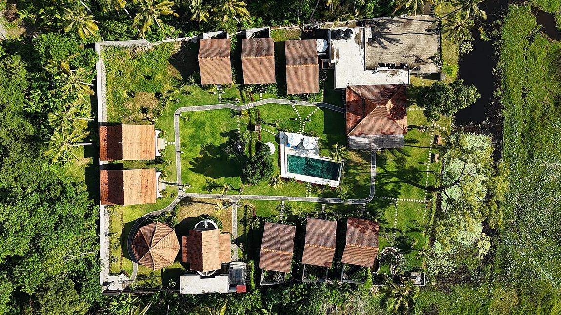 Drohnenaufnahme – Infinity-Resort, Indonesien